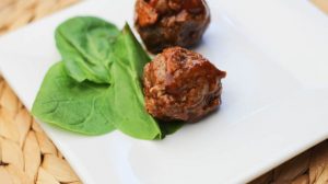 Barbecue Cheddar Meatballs. Easy to make and packed with protein. Great for small portion sizes for Gastric Sleeve or Bypass patients! #gastricsleeverecipes #gastricbypassdiet