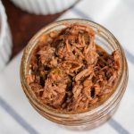 You can make this shredded Mexican beef in the Instant Pot (Pressure Cooker) OR in a slow cooker! Packed with protein and great for quick weight loss surgery friendly meals. Makes so much and freezes great! #gastricsleeverecipes #gastricbypassrecipes #vsg #rny #instantpot #wls #bariatric