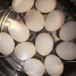 Bariatric friendly snacking - hard boiled eggs in the instant pot! Easy to make and keep protein snacks and breakfast on hand. #weightlosssurgery #gastricsleeve #gastricbypass