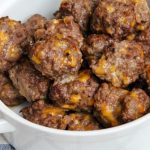 Barbecue cheddar meatballs bariatric friendly recipe made in air fryer