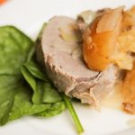 FoodCoachMe Members Recipe for Instant Pot Pork Tenderloin with Apples and Rosemary