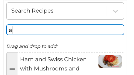 screen shot how to add recipes to collections on foodcoach.me