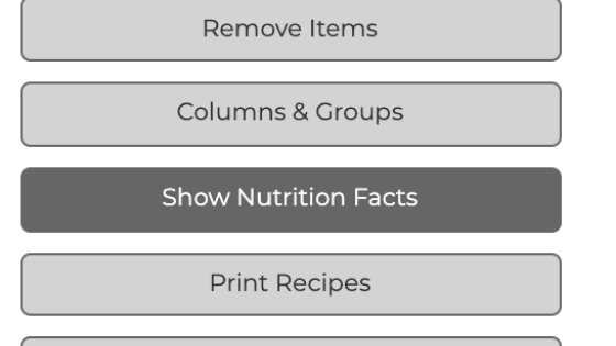 screen shot how to add recipes to collections on foodcoach.me