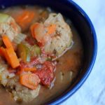 Turkey Meatball Soup can be made in Instant Pot or Crockpot and is high in protein, low carb for bariatric surgery patients