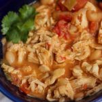 Queso Chicken Chili healthy spin on queso dip and chicken chili bariatric friendly slow cooker pressure cooker recipe