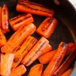 Skillet Roasted Carrots vegetable side dish for protein weight loss surgery recipe