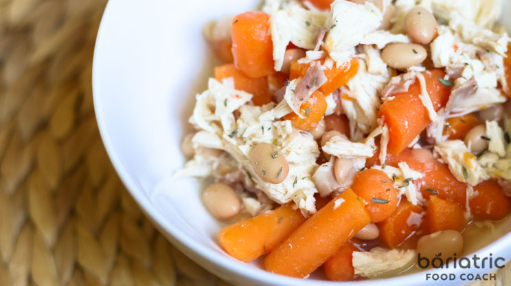 harvest chicken stew with carrots on bariatric food coach