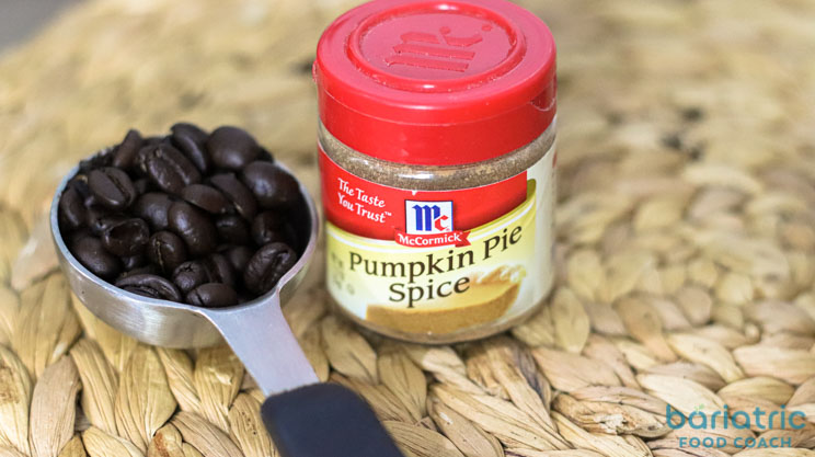 Pumpkin Pie Spice Coffee zero calorie bariatric friendly coffee 