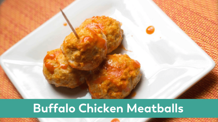 buffalo chicken meatballs