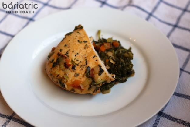 chicken livorno cooked from Freshly® meals blog review for bariatric patients