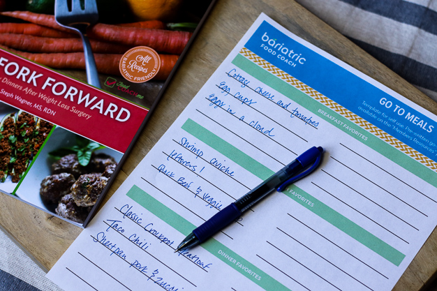 go to meal pdf for listing favorite meals after weight loss surgery from bariatric food coach