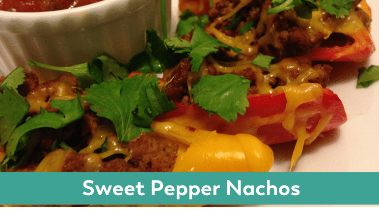 sweet pepper nachos