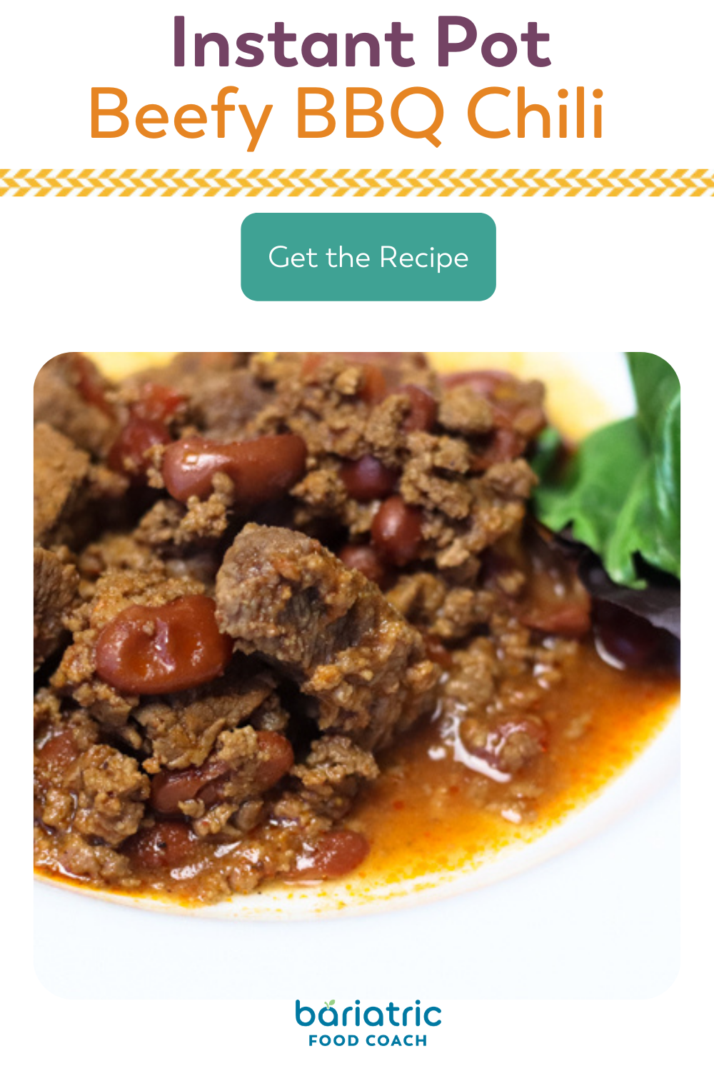 Beefy BBQ Chili | Bariatric Food Coach