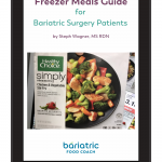 pin image freezer meals guide for bariatric patients