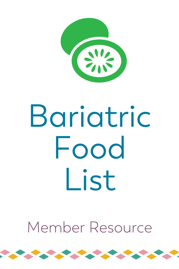 bariatric food list