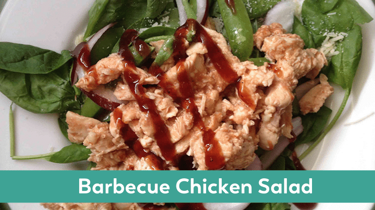 barbecue chicken salad bariatric lunch idea 