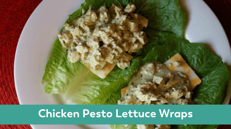 chicken pesto lettuce wraps