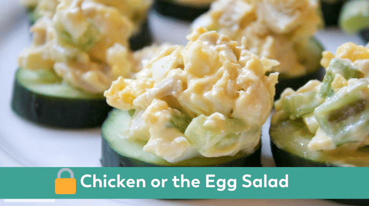 chicken or the egg salad gastric sleeve or bypass lunch idea after bariatric surgery