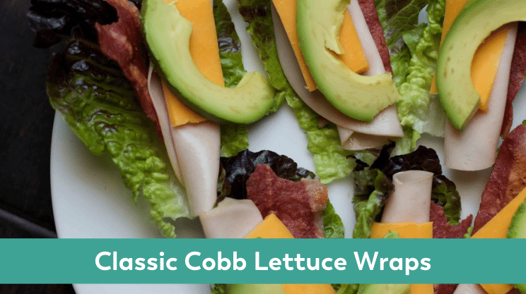 classic cobb lettuce wraps
