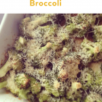 Pinterest Image Roasted Parmesan Broccoli