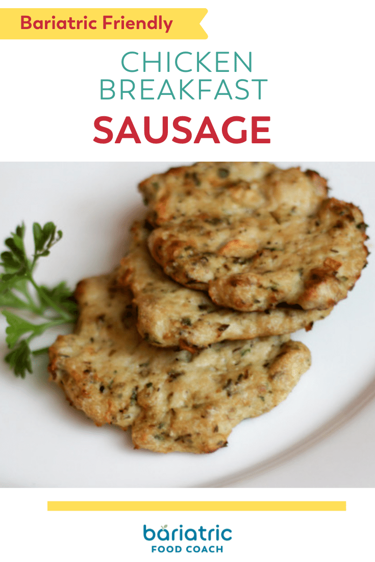 Chicken Breakfast Sausage - Bariatric Recipes