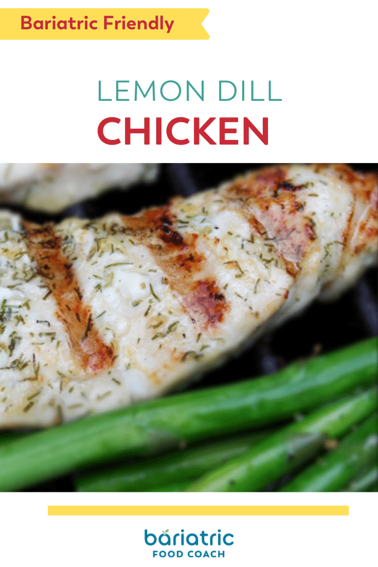 Lemon Dill Chicken WLS Recipe Bariatric Food Coach