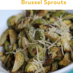 Pinterest Image Roasted Parmesan Brussels Sprouts