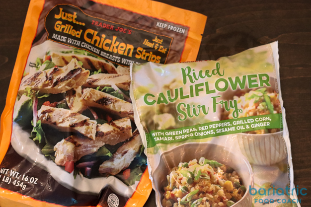 trader joes chicken and cauliflower stir fry bariatric shopping guide