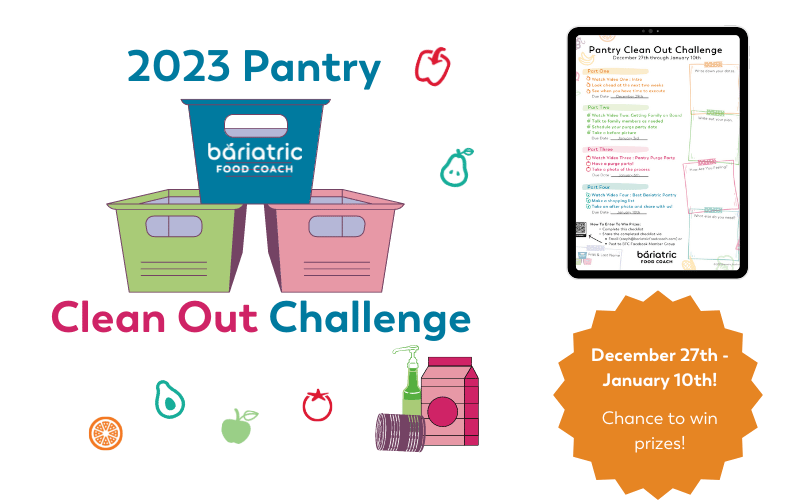 pantry clean out challenge bariatric food coach 2023