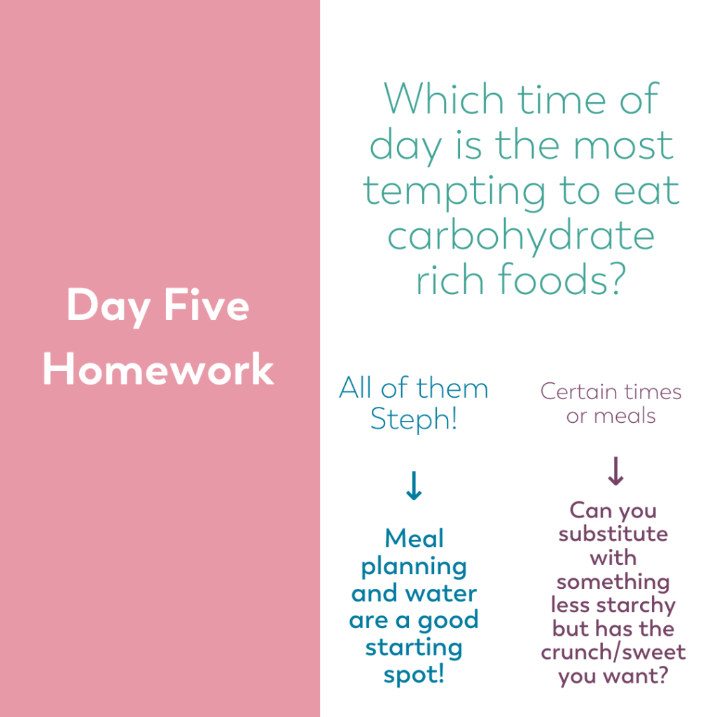 image for blog homework starches and sweets after bariatric surgery