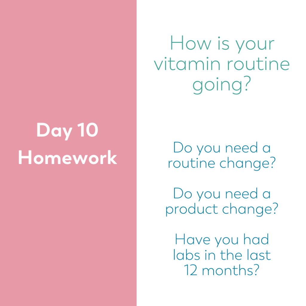 10 day habit refresh blog series day 10 vitamins homework