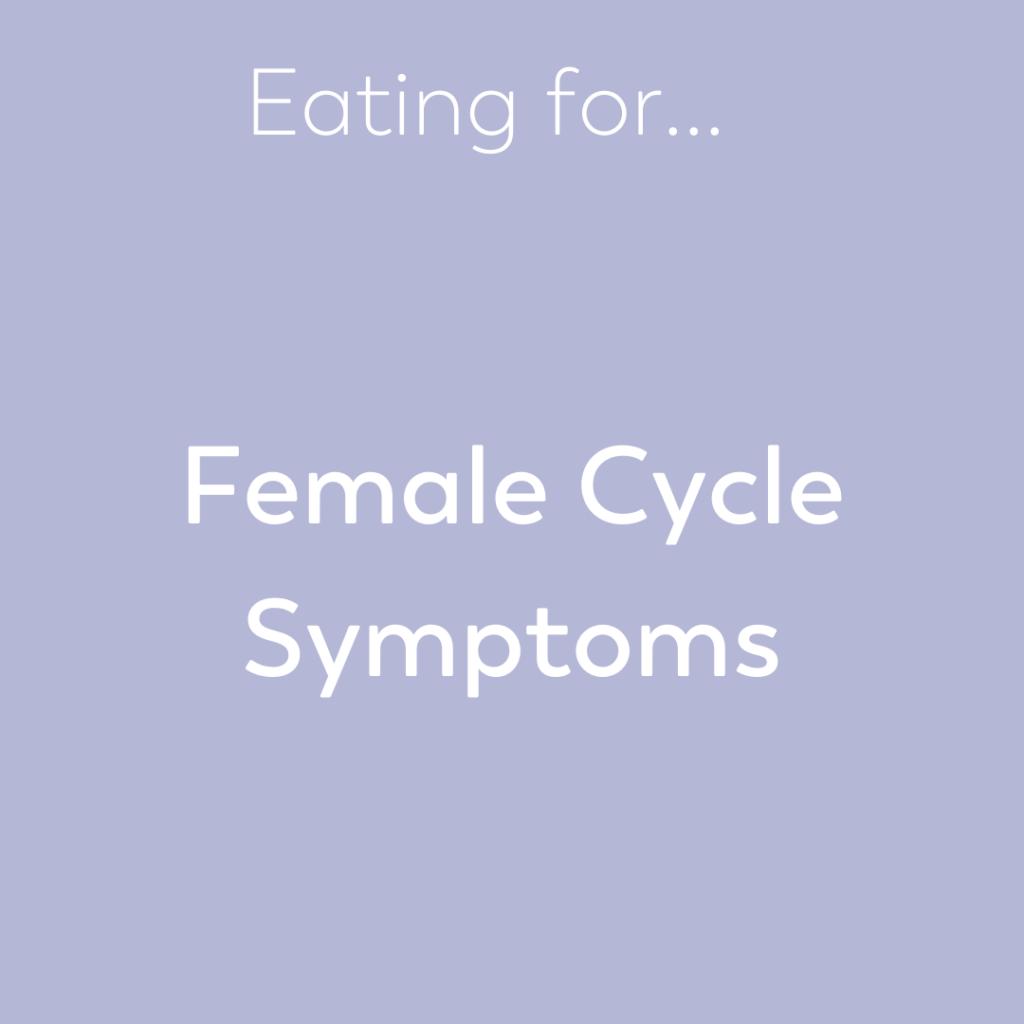 image link to blog on female cycle symptoms eating emotional eating blog series on bariatric food coach