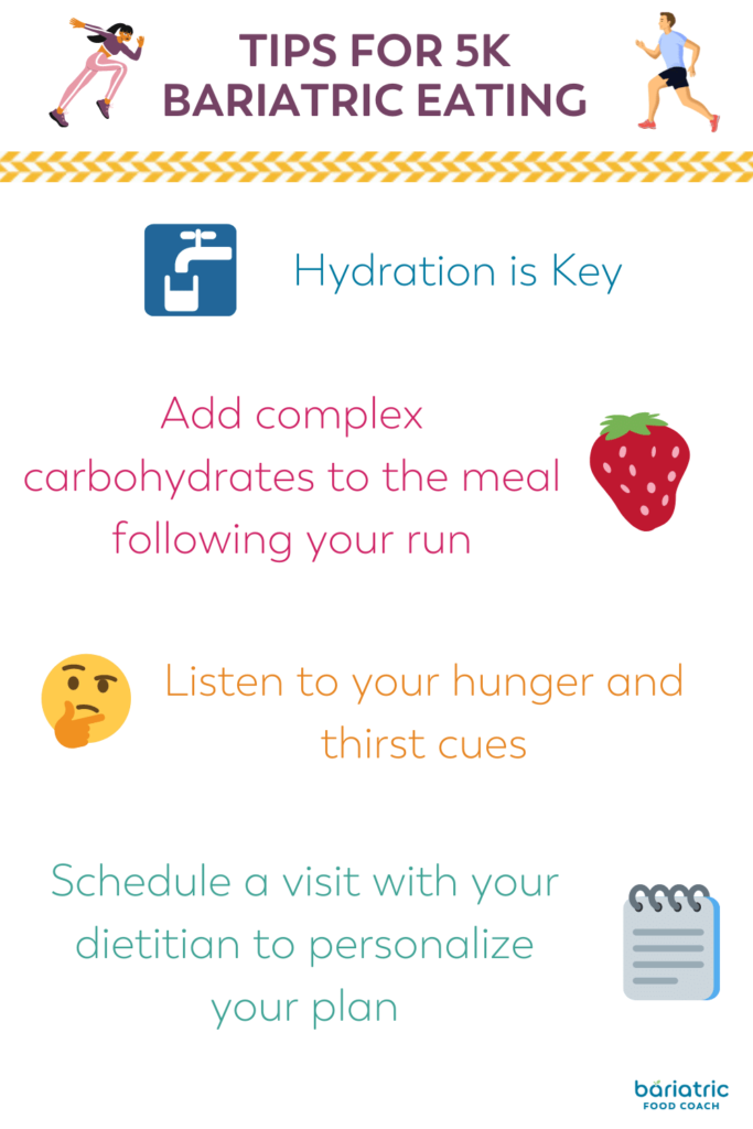 eating for 5k after bariatric surgery
