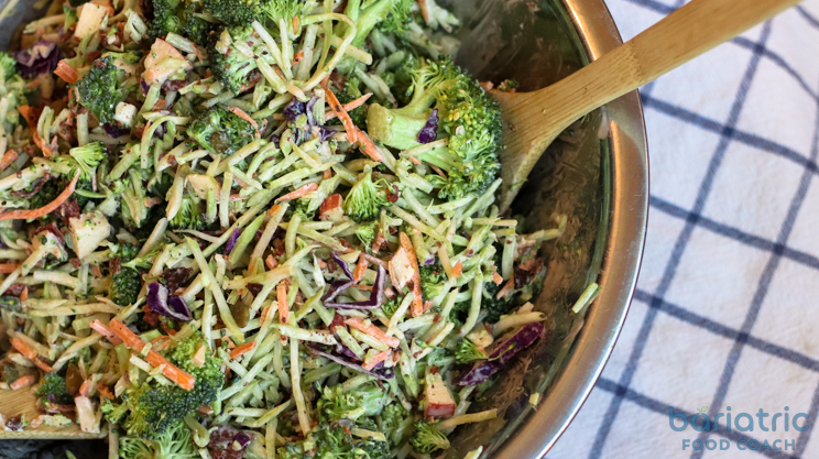 broccoli slaw bariatric recipe on bariatric food coach