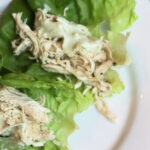creamy cilantro chicken lettuce wraps bariatric food coach