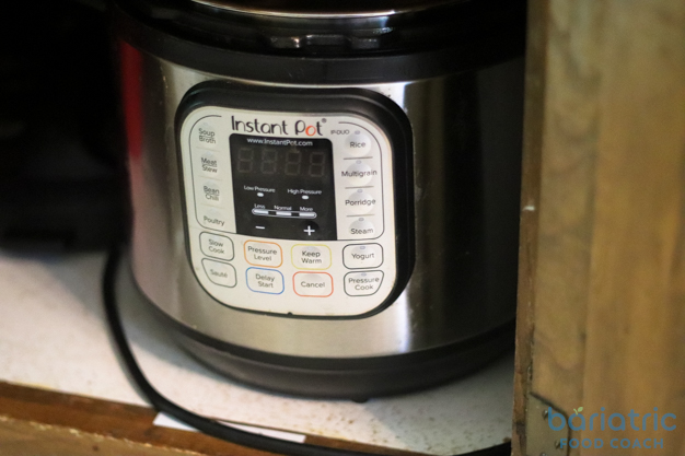 instant pot for batch cooking after bariatric surgery