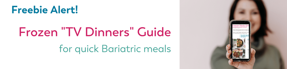 opt in page for bariatric frozen tv dinners guide